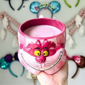 💖🫖🐈 Disney Cheshire Cat mug candle handmade soy wax tea cup